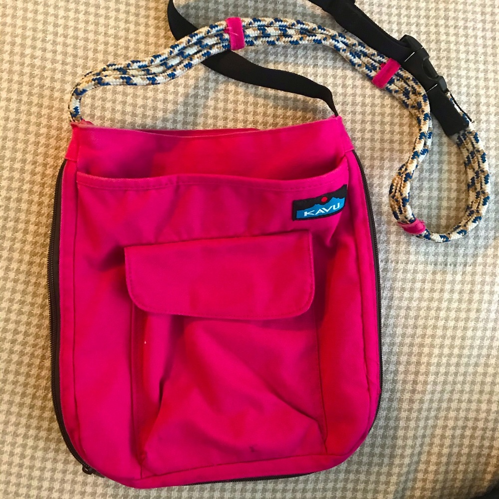 Kavu Keepalong Hot Pink Rope Crossbody